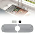thumbnail image 1 of RYANSTAR RACING Kitchen Sink Splash Guard – Diatomaceous Earth Drip Catcher Tray Mat, Instantly Dries & Prevents Moisture Buildup, 1 of 9