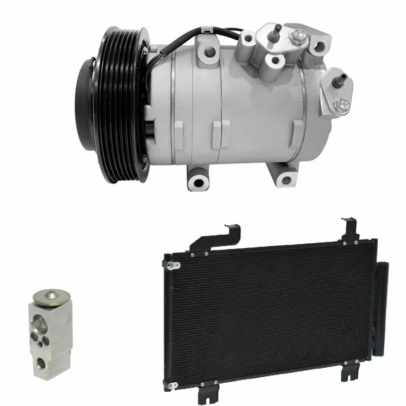 RYC New AC Compressor and Condenser Kit KT DG76B-N