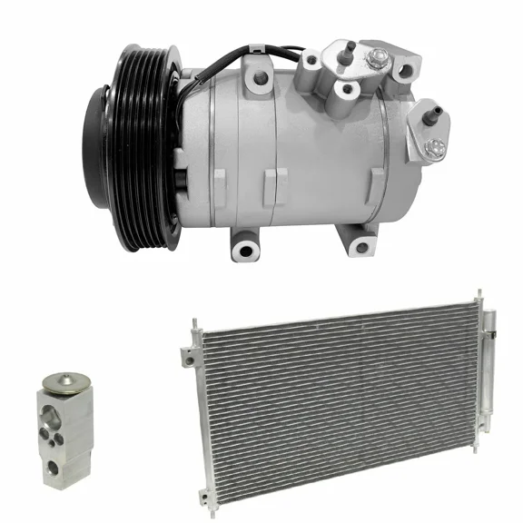 RYC New AC Compressor and Condenser Kit KT DG76D-N
