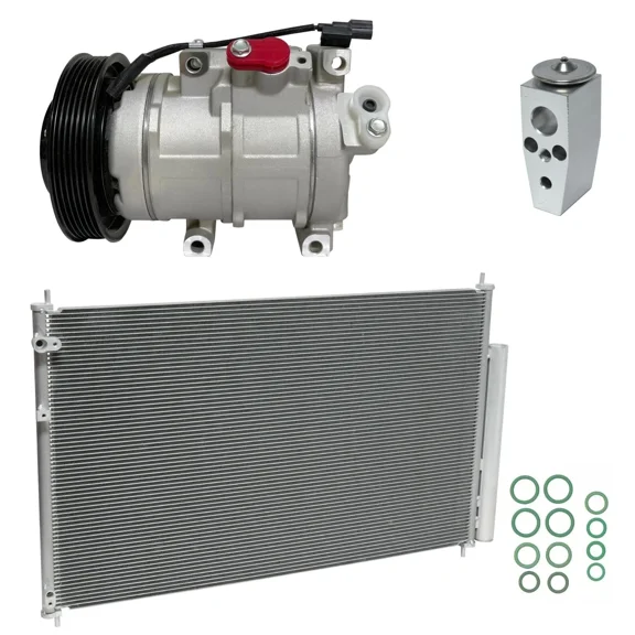 RYC New AC Compressor and Condenser Kit KT DH96A-N