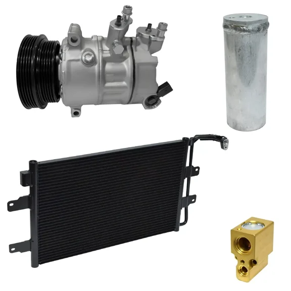 RYC New AC Compressor and Condenser Kit KT E077A-N
