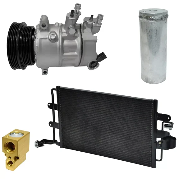 RYC New AC Compressor and Condenser Kit KT E077B-N