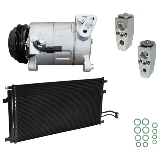 RYC New AC Compressor and Condenser Kit KT ED02A-N