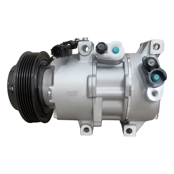 RYC New Automotive Air Conditioning Compressor AFH351 (Fits Hyundai Veloster 1.6L 2014-2017. Only Fits Hyundai Veloster Models Produced After February 19, 2014)