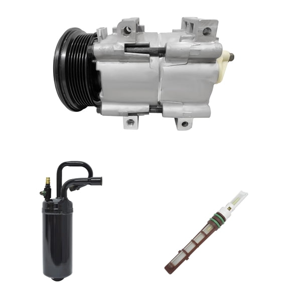 RYC New Automotive Air Conditioning Compressor and Clutch Kit KT AF40N (Fits Ford Ranger 3.0L 2002, 2003, 2004, 2005, 2006, 2007, 2008; Fits Mazda B3000 3.0L 2002, 2003, 2004, 2005, 2006, 2007)