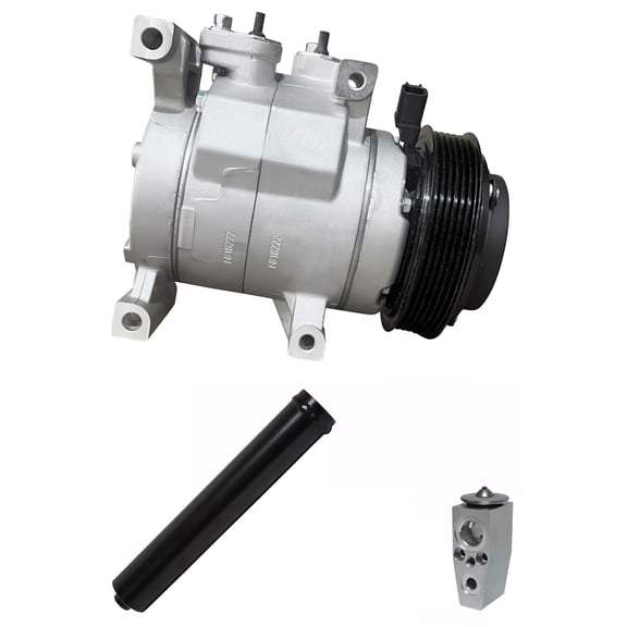 RYC New Automotive Air Conditioning Compressor and Clutch Kit KT FA04N (Fits Jeep Wrangler 3.6L 2012, 2013, 2014, 2015, 2016, 2017; Fits Jeep Wrangler JK 3.6L 2018)