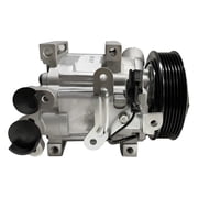 RYC New Automotive Air Conditioning Compressor and A/C Clutch AEH485 Fits Subaru Forester 2.5L Without Turbo 2011, 2012, 2013. 6-Groove Pulley