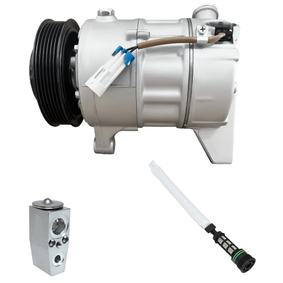 RYC New Automotive Air Conditioning Compressor and Clutch Kit KT AC43N (Fits Buick Allure 3.0L, 3.6L 2010)