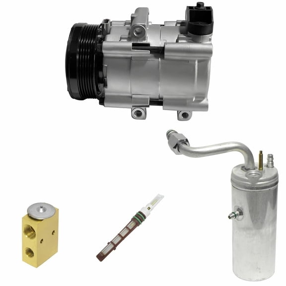 RYC New Automotive Air Conditioning Compressor and Clutch Kit KT AE59N-01 (Fits Ford Excursion 5.4L, 6.8L 2002, 2003, 2004, 2005)