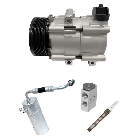 RYC New Automotive Air Conditioning Compressor and Clutch Kit KT AE74N (Fits Ford Excursion 4.6L, 5.4L 1997)