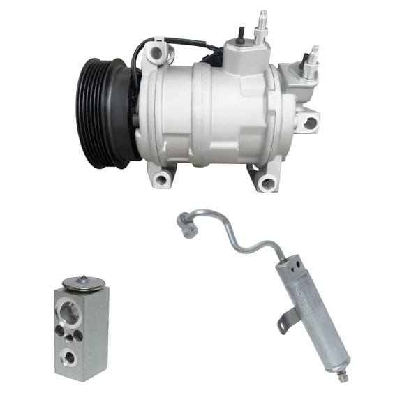 RYC New Automotive Air Conditioning Compressor and Clutch Kit KT EB95N (Fits Jeep Commander 5.7L 2006, 2007, 2008. Without Rear AC.)