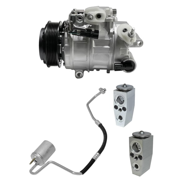 RYC New Automotive Air Conditioning Compressor and Clutch Kit KT EE30N (Fits Ford Flex 3.5L 2013, 2014, 2015, 2016, 2017, 2018, 2019)