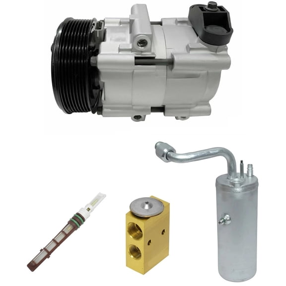 RYC New Automotive Air Conditioning Compressor and Clutch Kit KT EF43N (Fits Ford Excursion 5.4L, 6.0L 2003, 2004, 2005)