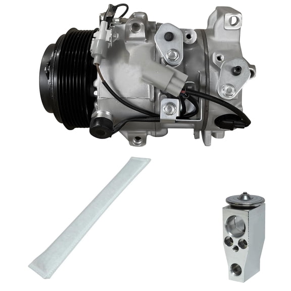 RYC New Automotive Air Conditioning Compressor and Clutch Kit KT EF81N (Fits Lexus IS250 2.5L 2012-2013; Fits Lexus IS350 3.5L 2012, 2013)