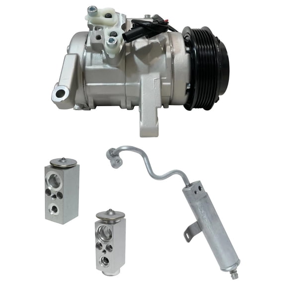 RYC New Automotive Air Conditioning Compressor and Clutch Kit KT EG55N (Fits Jeep Commander 3.7L, 4.7L 2006, 2007)