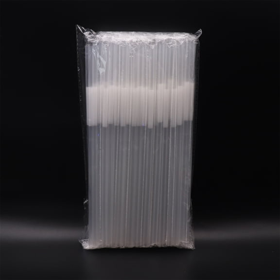 RYDCOT 10.5" High Extra Long Flexible Plastic Straws, Disposable Drinking Straws, Colorful Bendy Straws, Assorted Colors (100 Pcs)