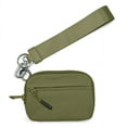 thumbnail image 1 of RYDCOT 1Pcs Nylon Wristlet Wallets, Dual Pouch Keychain Wristlet Wallet, Small Wallet with Coin Pouch,ID Window for Travel, 1 of 3