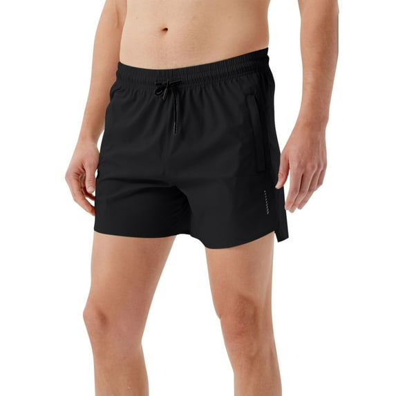 RYDCOT 3 Pack Men's Workout Athletic Breathable Shorts Basketball Football Training Running Gym Summer Gift Black