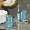 thumbnail image 1 of RYDCOT Bathroom Tumbler Toothbrush Cups, Reusable Drinking Cups, Plastic Mouthwash Cup, Plastic Household Drinking Cups, Dishwasher Safe Water Mugs for Kids Couples Friends Gift, 1 of 6