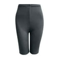 thumbnail image 1 of RYDCOT Biker Yoga Shorts for Women,High Waisted Athletic Running Workout Gym Shorts Tummy Control Dark Gray, 1 of 4