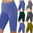 thumbnail image 1 of RYDCOT Biker Yoga Shorts for Women,High Waisted Athletic Running Workout Gym Shorts Tummy Control Purple, 1 of 5