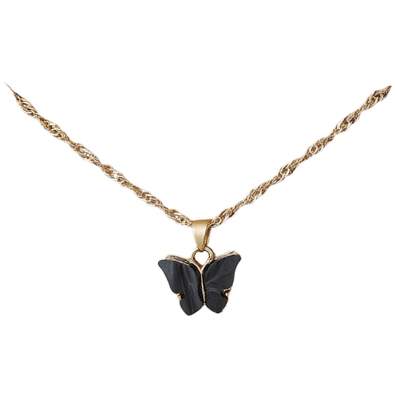 RYDCOT Butterfly Necklace Bohemian Retro Chain Friendship Necklace for Women Good Luck Pendant Chain Necklace with Valentine's Day, Birthday Gift