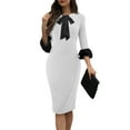 thumbnail image 1 of RYDCOT Casual Dresses for Women Fall Winter Fashion Long Sleeve Dress Ladies Dresses Women's Wear to Work Dresses Midi Women's formal Dresses Flash Deals, 1 of 3