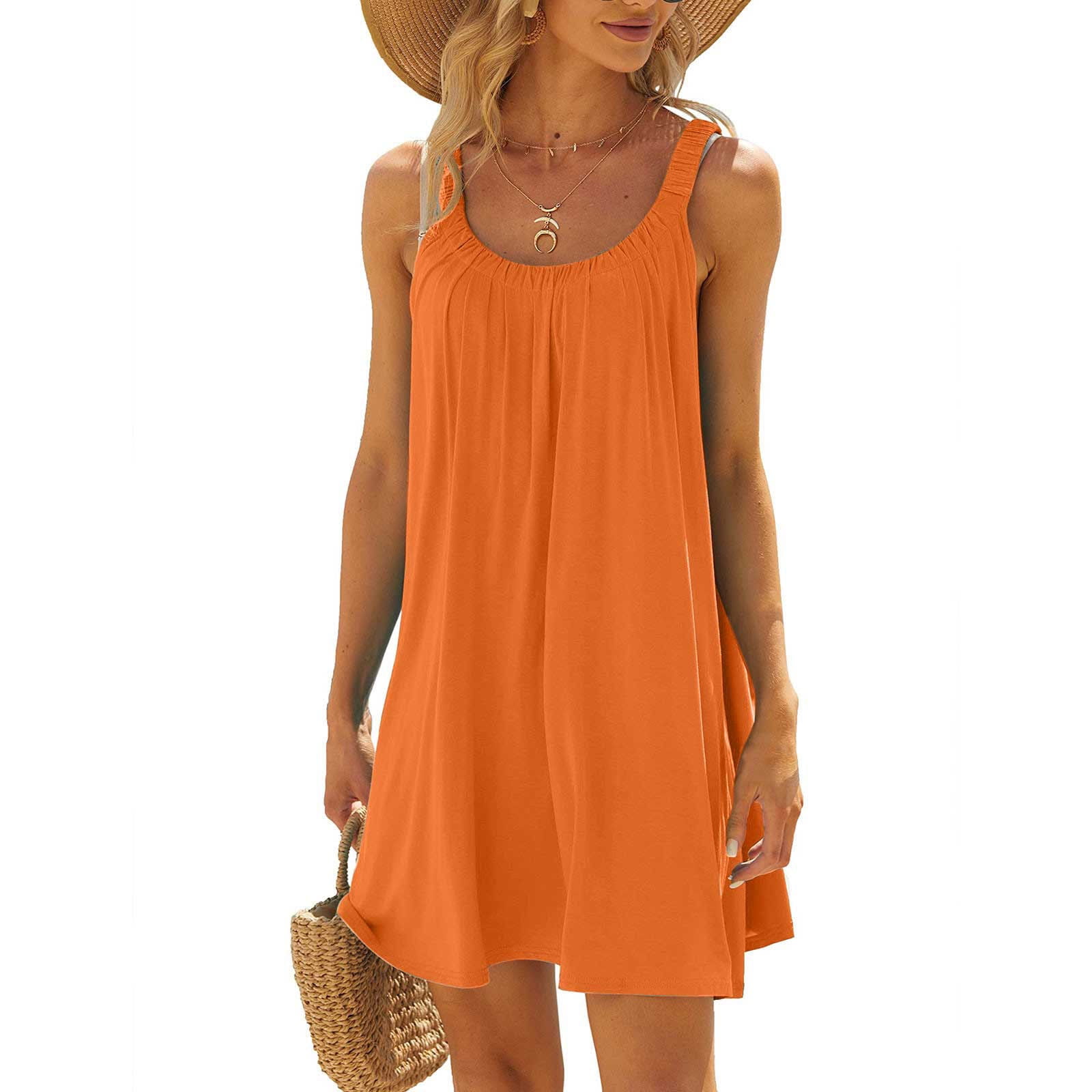 RYDCOT Casual Summer Dresses for Women 2024 Beach Dress Bikini Beachwear Coverups Casual