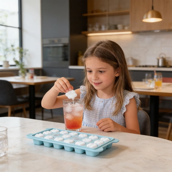 RYDCOT Cats Claw Shaped Ice Cubes Molds, Quicks Freezes Ices Tray with Lid, Small Ice Maker Ice Box Ice Bag Household Cutes Claw Ice Cubes Molds