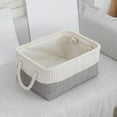thumbnail image 1 of RYDCOT Closet Storage Baskets, Fabric Closet Organizers and Storage with Woven Handles Home Organization, Decorative Collapsible Baskets for Organizing Clothes Toy Nursery (Three Sizes), 1 of 6