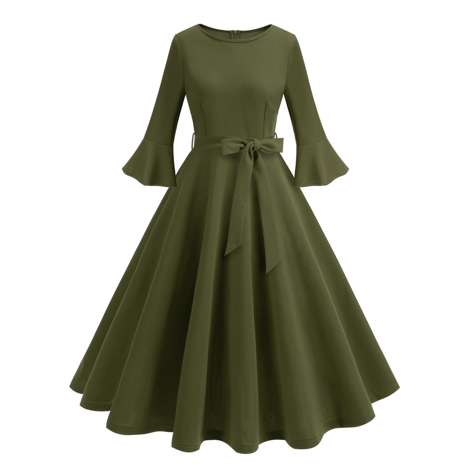 Homrain Women 3 4 Sleeve Elegant Formal Dress For Cocktail