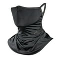 thumbnail image 1 of RYDCOT Cycling Mask with Ear Loops Neck Gaiter Balaclava Cover for Outdoors Breathable Sunproof Ice Silk Head Cover for Men and Women Black, 1 of 3