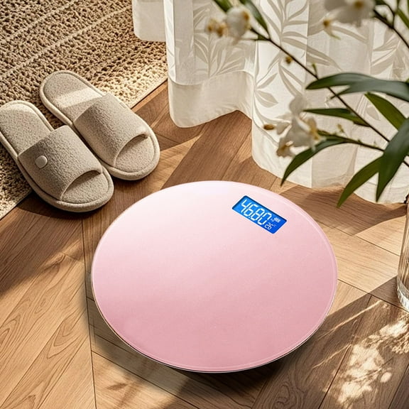 RYDCOT Digital Body Weight Bathroom Scale, Blue LCD Backlight Display, High Precision Measurements, Bathroom Scales for Weight