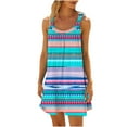 thumbnail image 1 of RYDCOT Dresses for Women 2025 Summer Beach Dress Printed Flowy Casual Midi Dresses Sleeveless Vacation Sundresses Tank Dress, 1 of 4