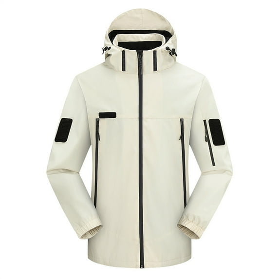 RYDCOT Fall Jackets for Women 2024 with Hood Outdoor Sports Thin Breathable Windbreaker Coat Zip Up Hiking Coats Pockets Outwear Winter Clothes Clearance