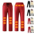 thumbnail image 1 of RYDCOT Heated Pants for Men and Women, Muti Control Switch Muti Heated Zones Straight Leg Baggy Heating thermal Sweatpants（Shipping without battery） Red, 1 of 9