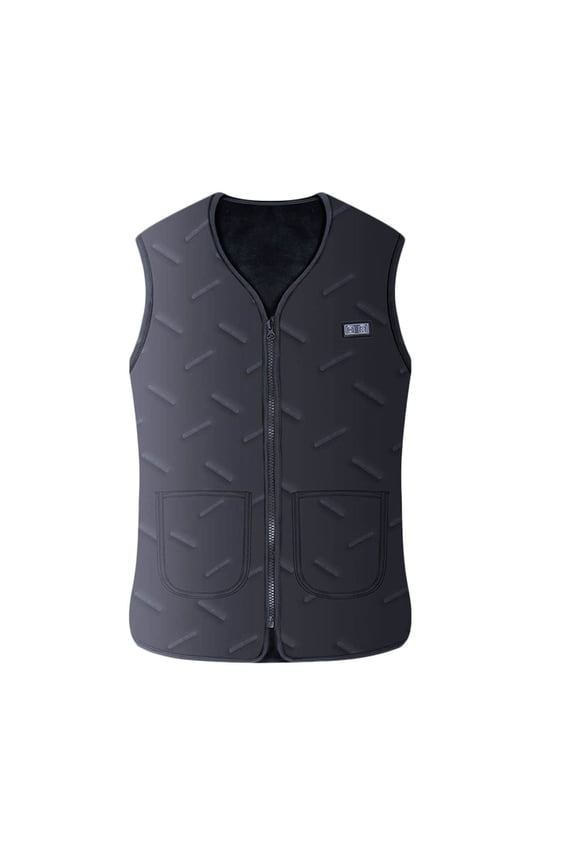 Heated Vest, Lightweight Smart Electric Heated Warm Vest for Men Women wiht Muti Heating Zones Rechargeable,Battery Not Included Black