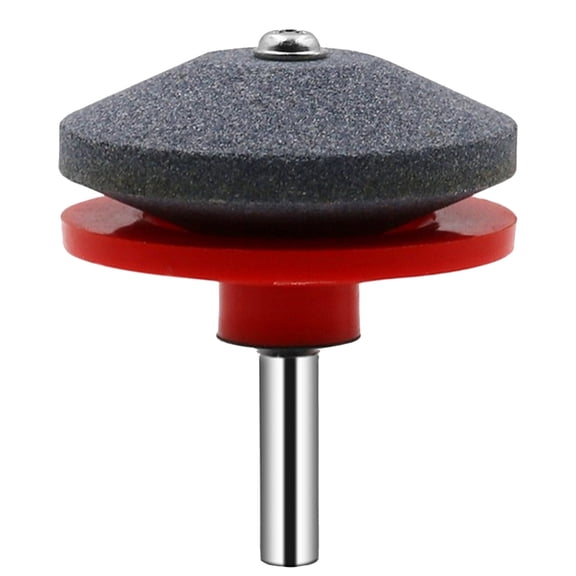 RYDCOT Lawn Mower Blade Sharpener, Mower Sharpening Stones, Power Drill Hand Sharpener Grinder Wheel Stone for All Types of Lawn Mowers Drills (1 Pcs)