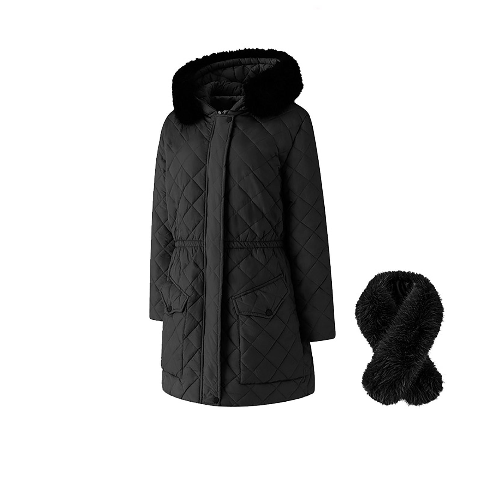 RYDCOT Long Winter Puffer Coats for Women Long Down Coat with Hooded