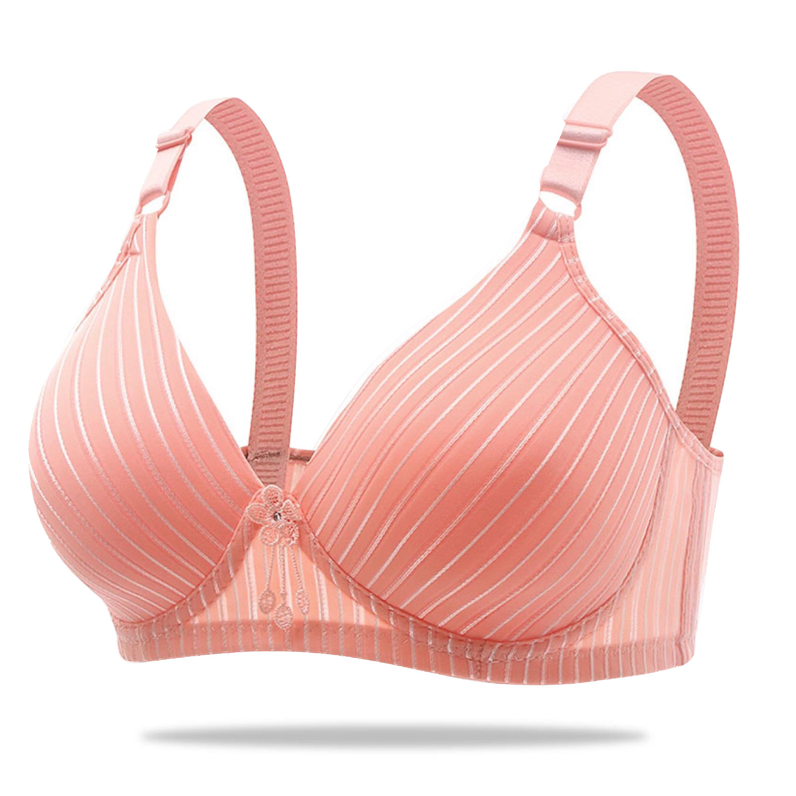 RYDCOT Lounge Bras for Women Large Bust Woman's Fashion Plus Size Wire