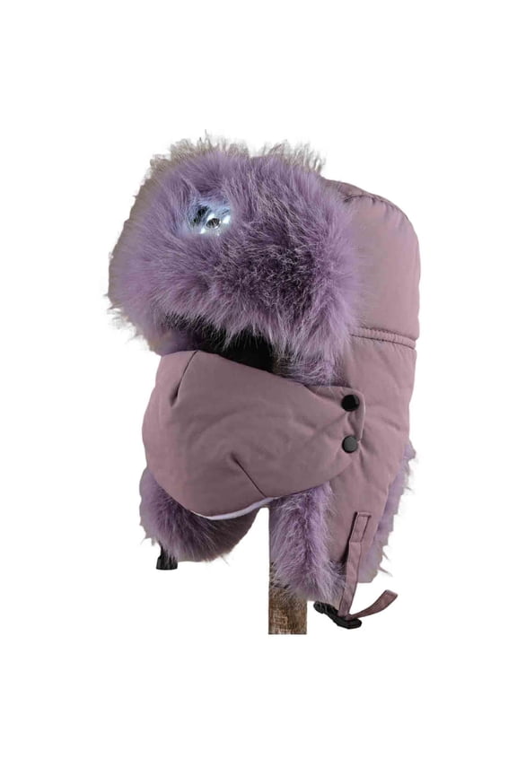 Lumberjack Winter Plush Trapper Hat Unisex Premium Extra Strength Ear Flap Chin Strap Windproof Waterproof Outdoor Cap
