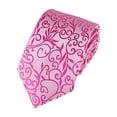 thumbnail image 1 of RYDCOT Men Classic Neck Tie Floral Paisley Satin Silk Necktie for Business Wedding formal Occasion, 1 of 2