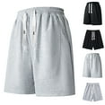 thumbnail image 1 of RYDCOT Men’s 7" Cotton Fleece Sweat Short – Casual Gym, Lounge & Sleep Shorts with Pockets Gray, 1 of 9