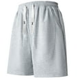 thumbnail image 1 of RYDCOT Men’s 7" Cotton Fleece Sweat Short – Casual Gym, Lounge & Sleep Shorts with Pockets Gray, 1 of 8