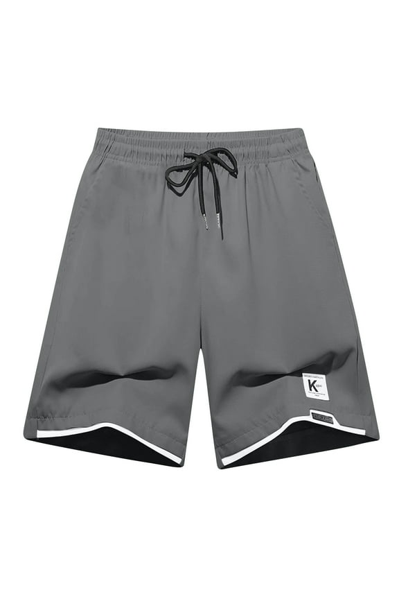 Men's Athletic Running Cotton Shorts Quick Dry Breathable Workout Shorts 7"/ 5"/ 9" Lightweight Sports Gym Basketball Tennis Hiking Dark Gray