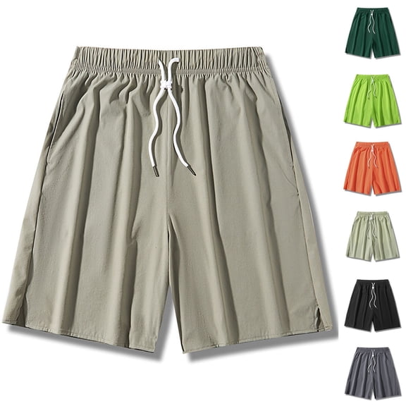 RYDCOT Men's Athletic Running Shorts Quick Dry Workout Shorts 3"/ 5" Lightweight Sports Gym Basketball Tennis Hiking Orange