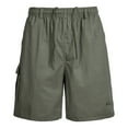 thumbnail image 1 of RYDCOT Men's Casual Stretch Twill Cargo Shorts Classic Drawstring Elastic Waist Summer Work Short with Multi Pockets Army Green, 1 of 9