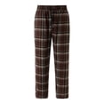 thumbnail image 1 of RYDCOT Men’s Fleece Pajama Pants – Soft Sleep & Lounge Pants with Pockets & Adjustable Drawstring – Plaid Bottoms Coffee, 1 of 2