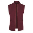 thumbnail image 1 of RYDCOT Men's Golf Vest Quick Dry Moisture Wicking Performance Sports Sleeveless Jackets Mens Lightweight Vest with Zipper Pocket Wine, 1 of 5