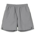 thumbnail image 1 of RYDCOT Men's Gym Workout Shorts 8 Inch Quick Dry Athletic Shorts Lightweight Elastic Waist Running Shorts Gray, 1 of 3